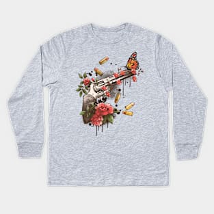 Floreal revolver Kids Long Sleeve T-Shirt